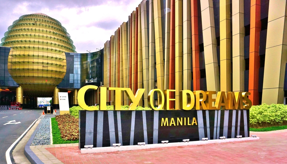 City of Dreams casino complex building in Manila