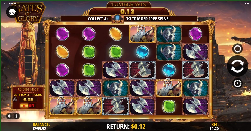 Gates of Glory slot reels by iSoftbet